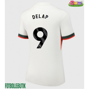 Chelsea Liam Delap #9 Bortatröja Kvinnor 2025-26 Kortärmad